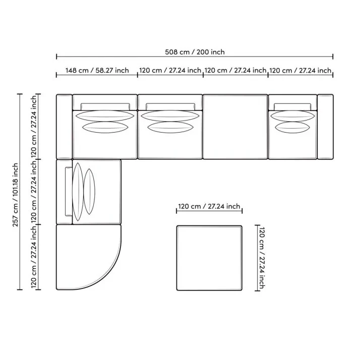 Диван Lounge Club XL
