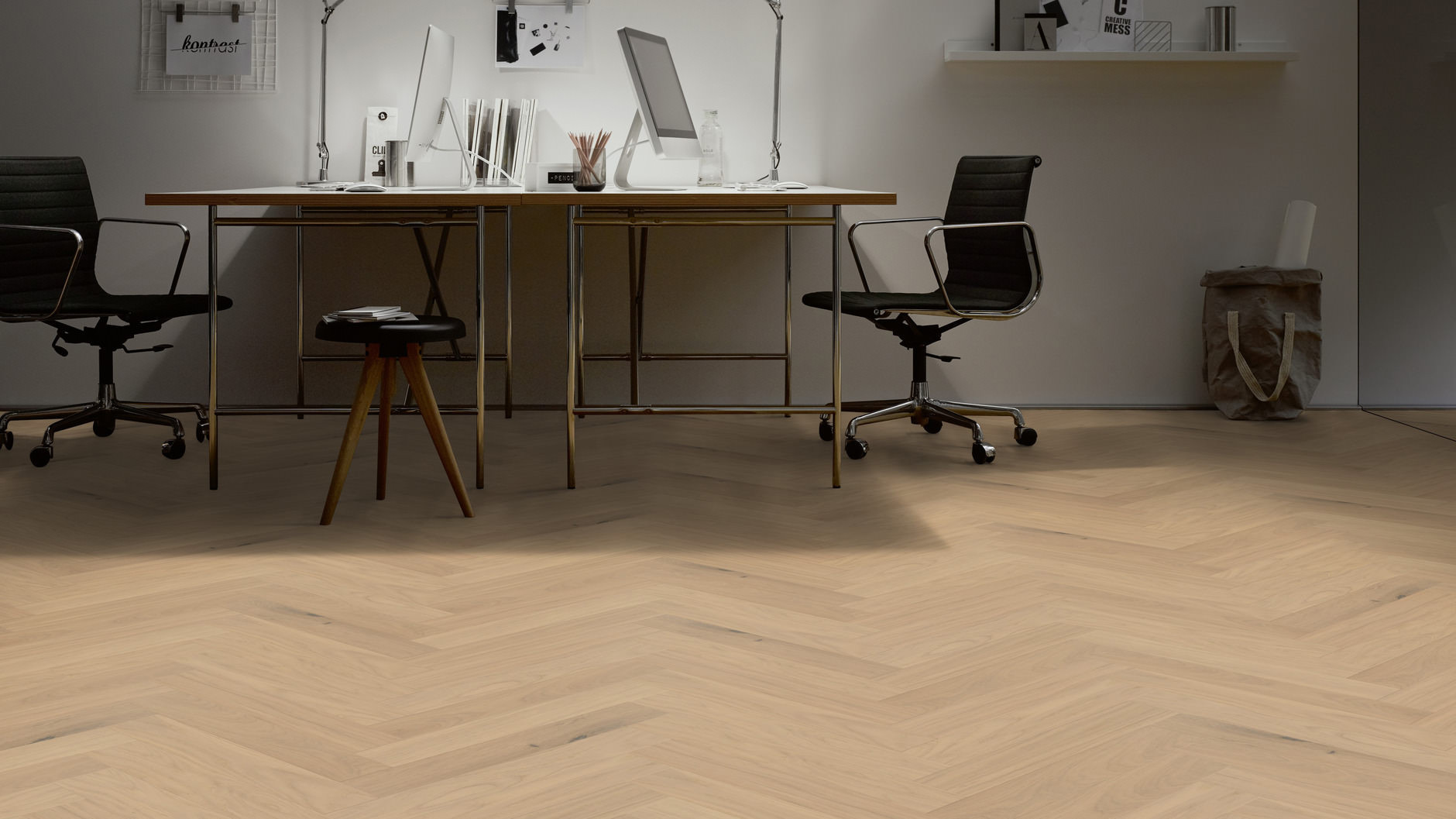 Hywood OLIO Oak Luberon herringbone ter Hürne