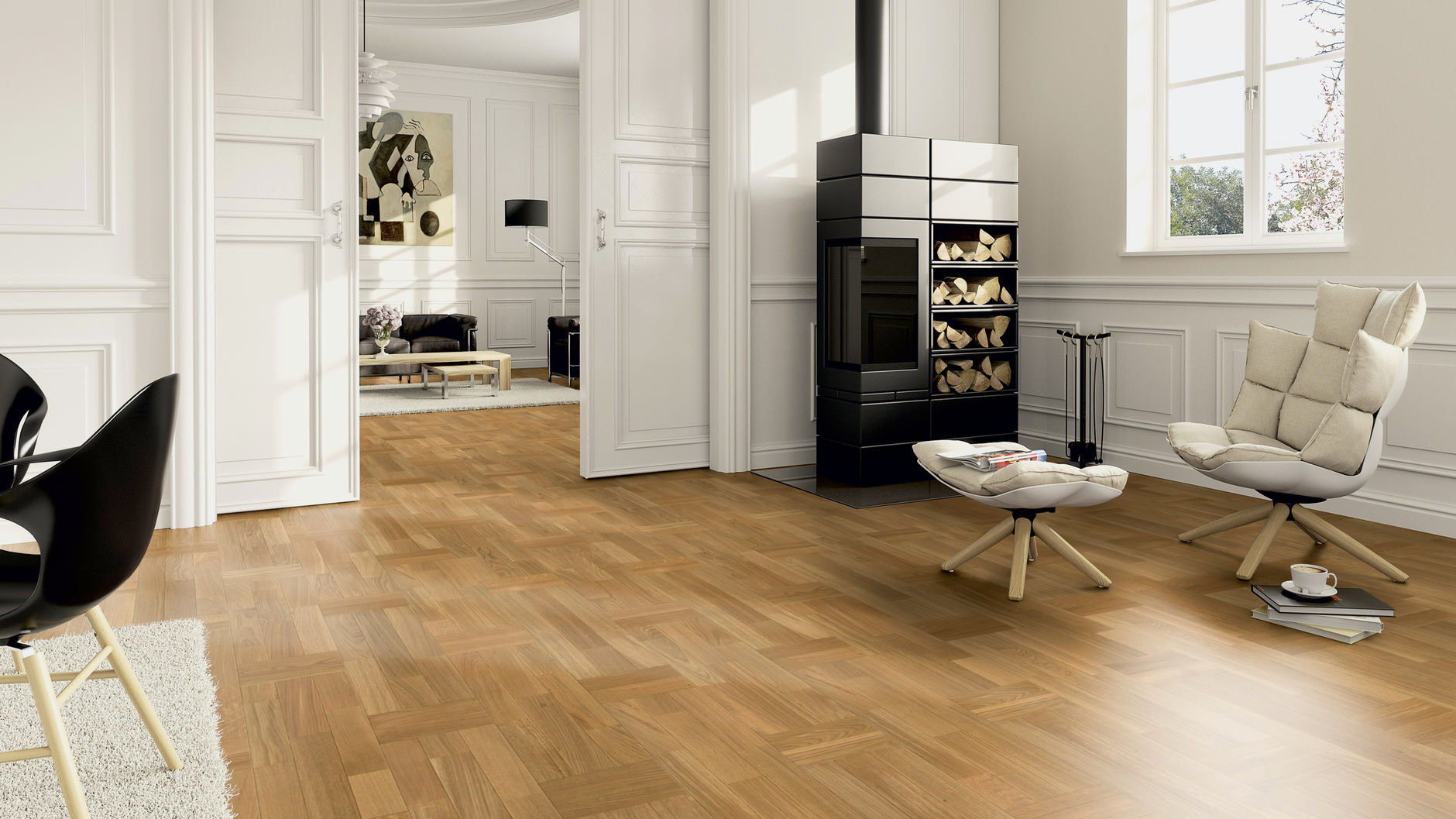 Инженерная паркетная доска Oak basket weave ter Hürne