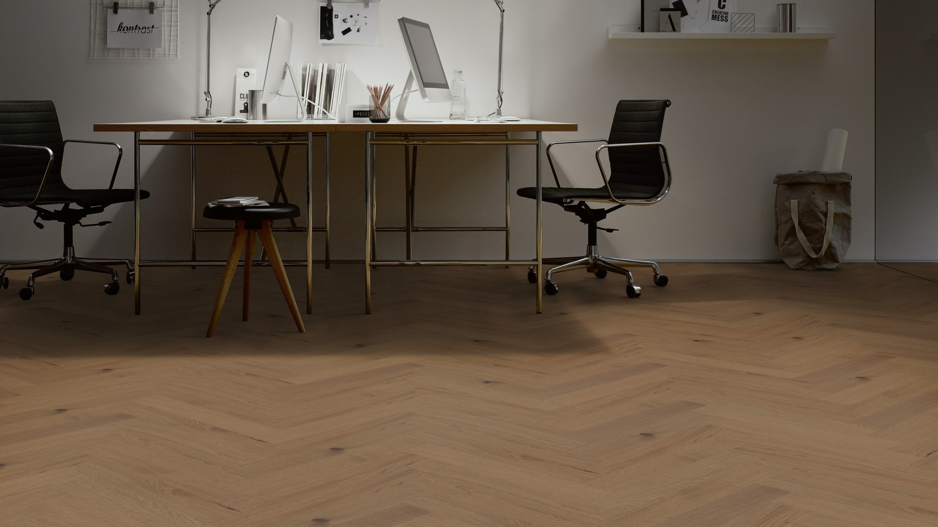 Hywood OLIO Oak Yasuni herringbone ter Hürne