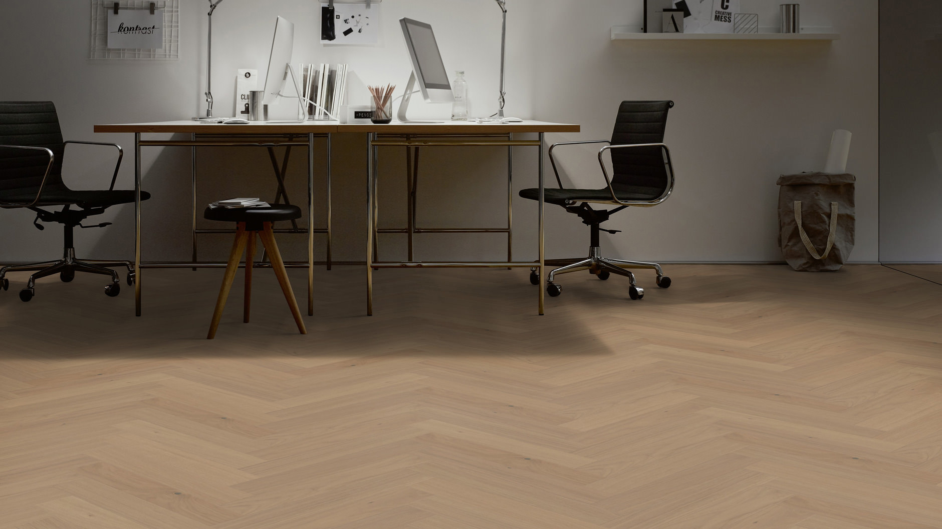 Hywood OLIO Oak Acadia herringbone ter Hürne