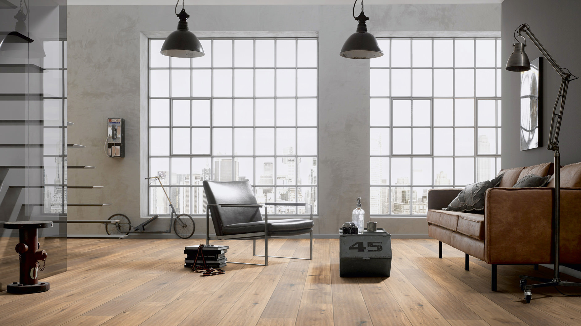 Инженерная паркетная доска Oak alpine light beige plank