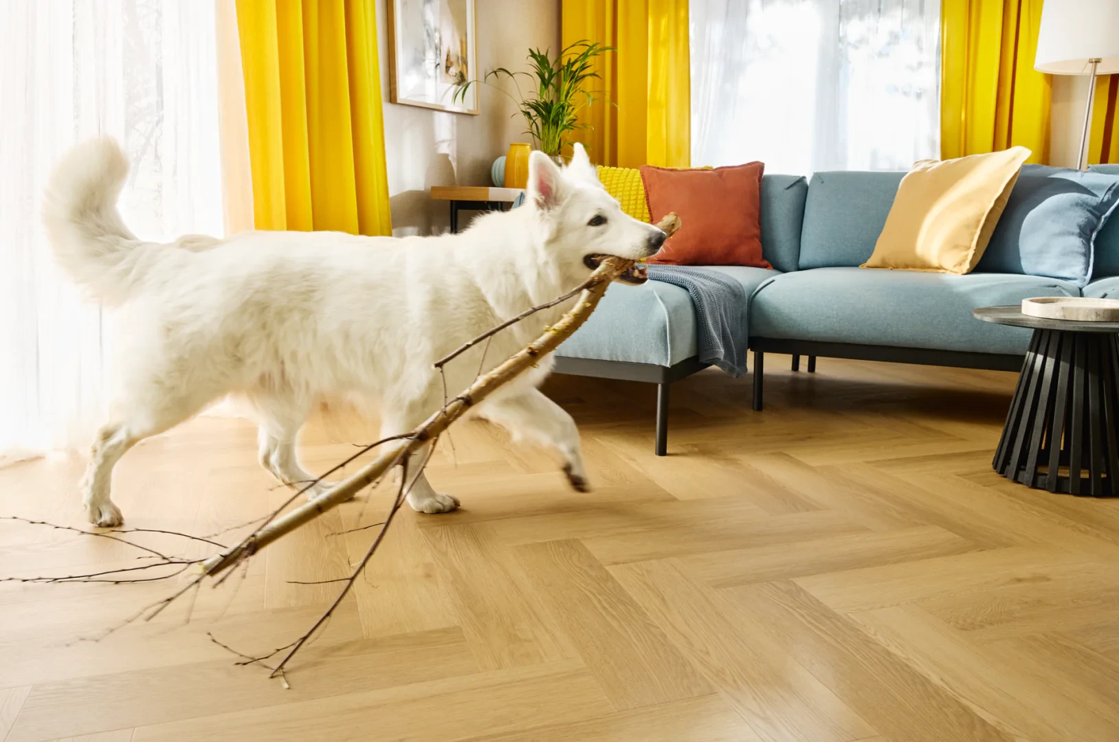 Кварцвиниловая плитка Arbiton Amaron Herringbone EIR - Дуб Менор - 5mm/0.55mm