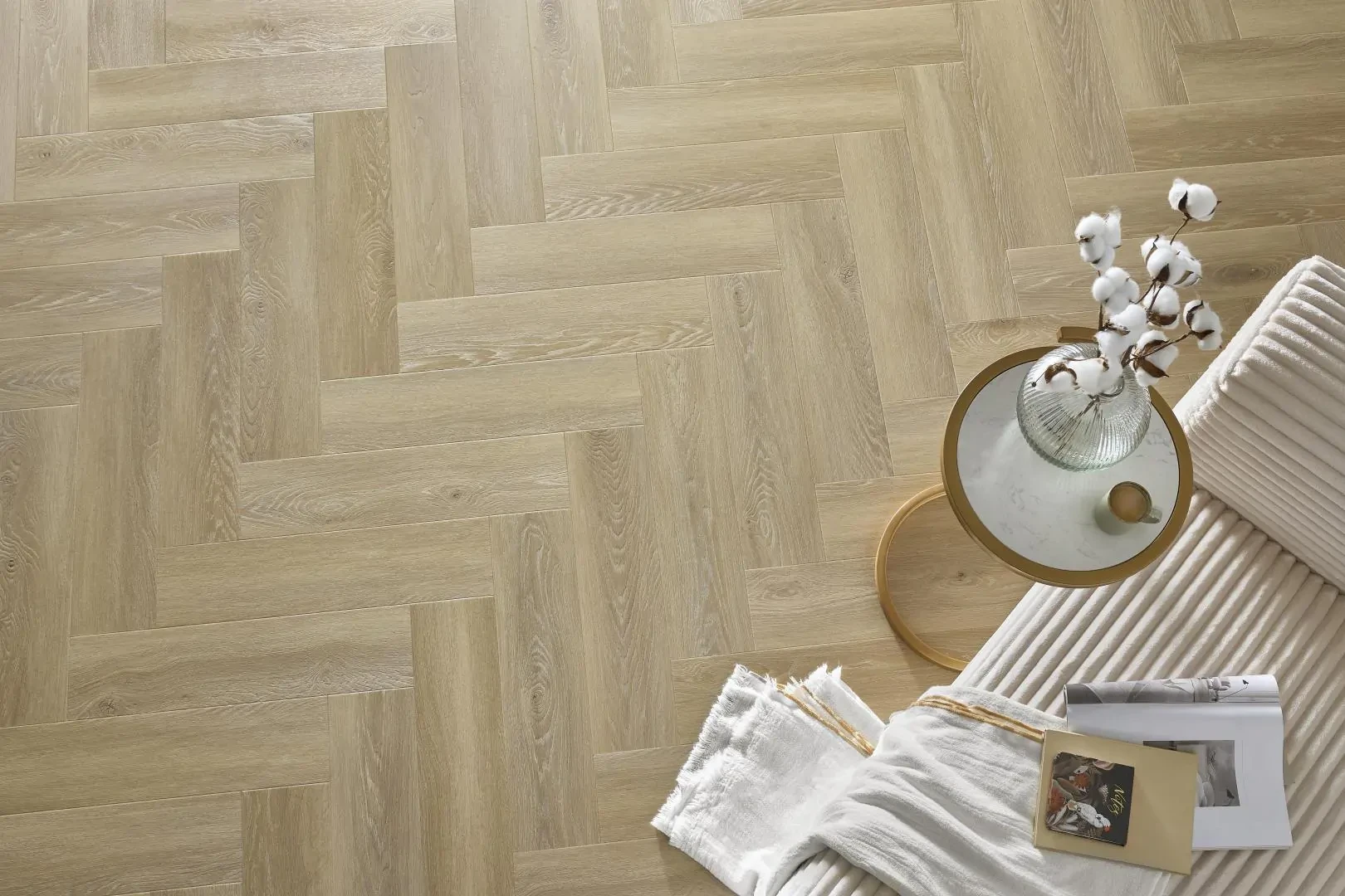 Кварцвиниловая плитка Arbiton Amaron Herringbone EIR - Дуб Девентер - 5mm/0.55mm