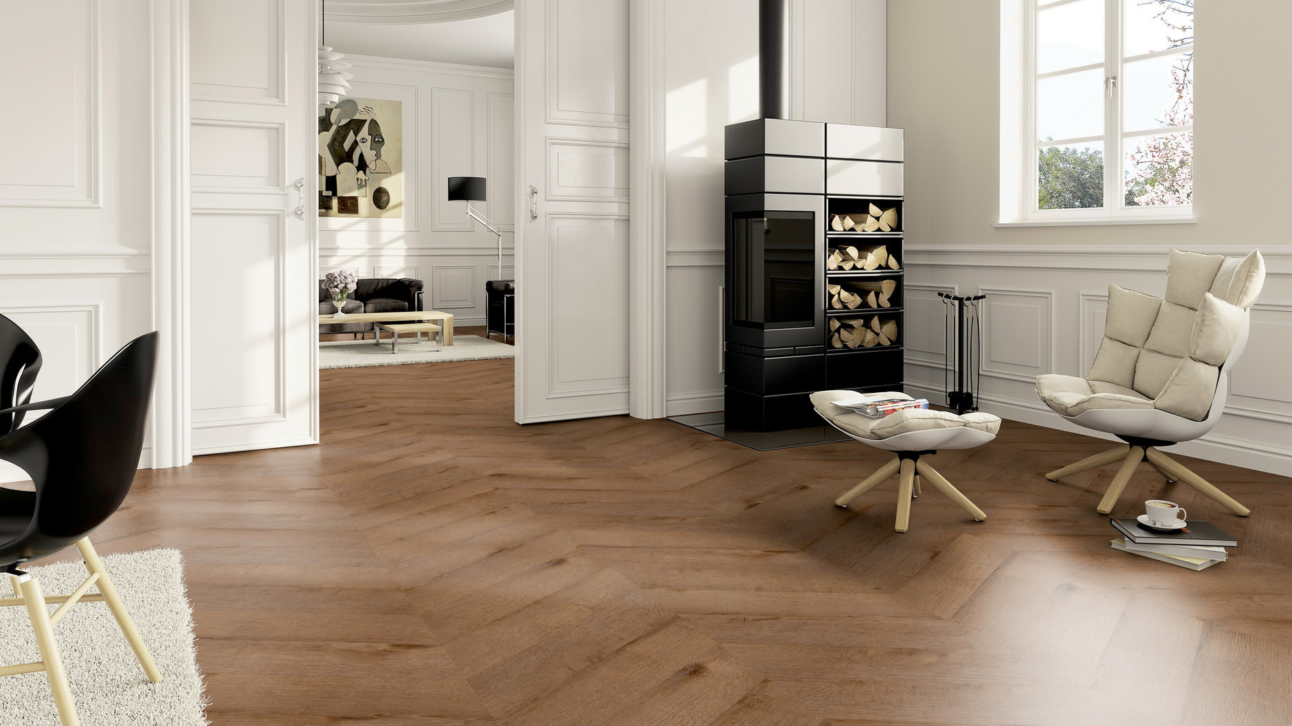 Виниловая плитка Oak Washington Chevron ter Hürne - Luxury Vinyl Tiles - Pro