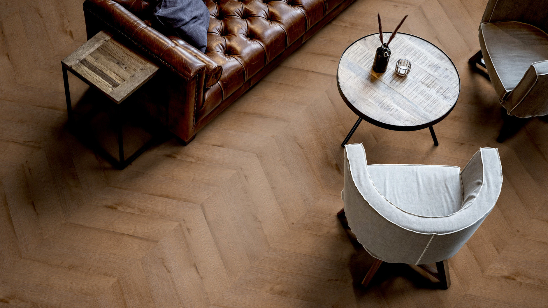 Виниловая плитка Oak Washington Chevron ter Hürne - Luxury Vinyl Tiles - Pro