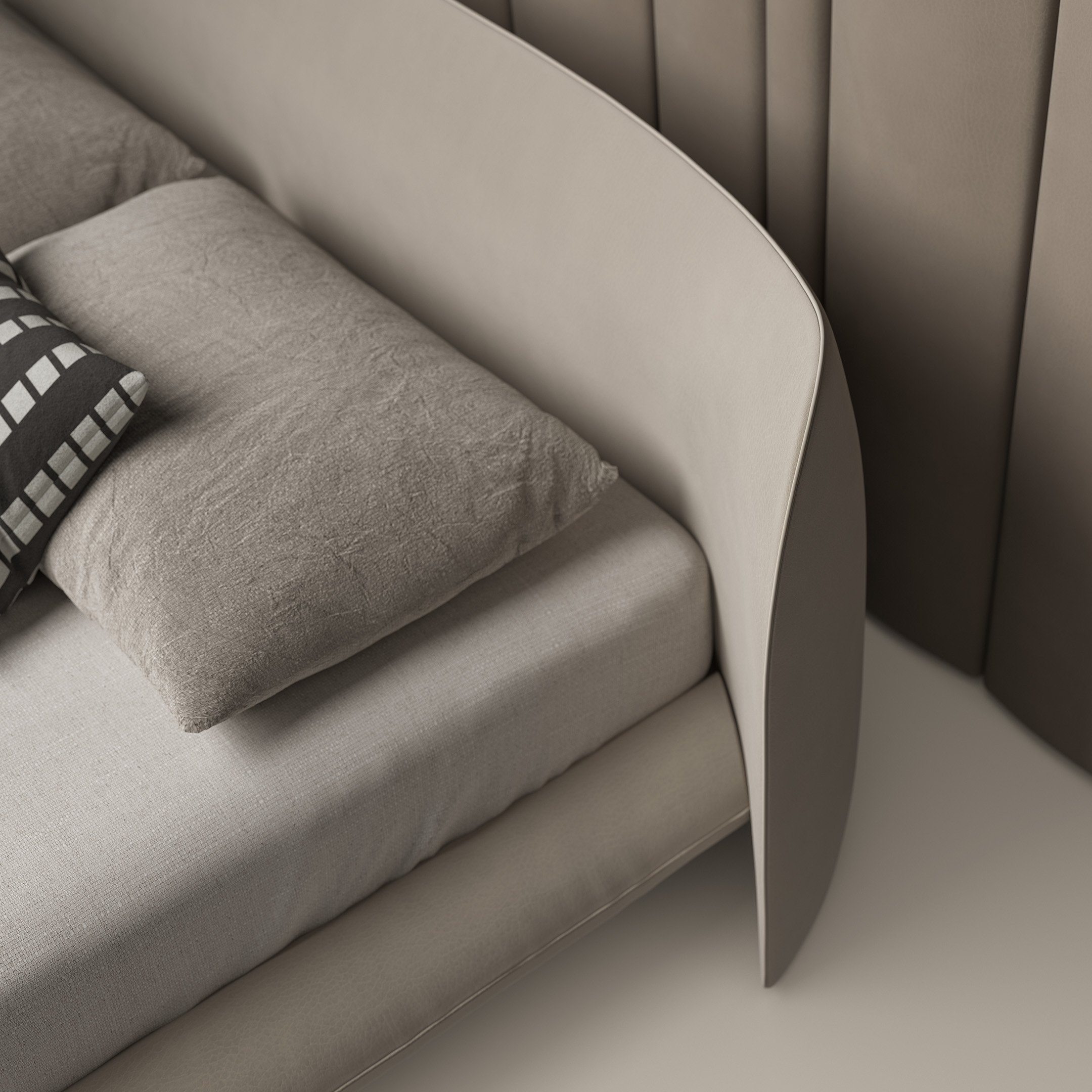 Двухспальная кровать Nubo