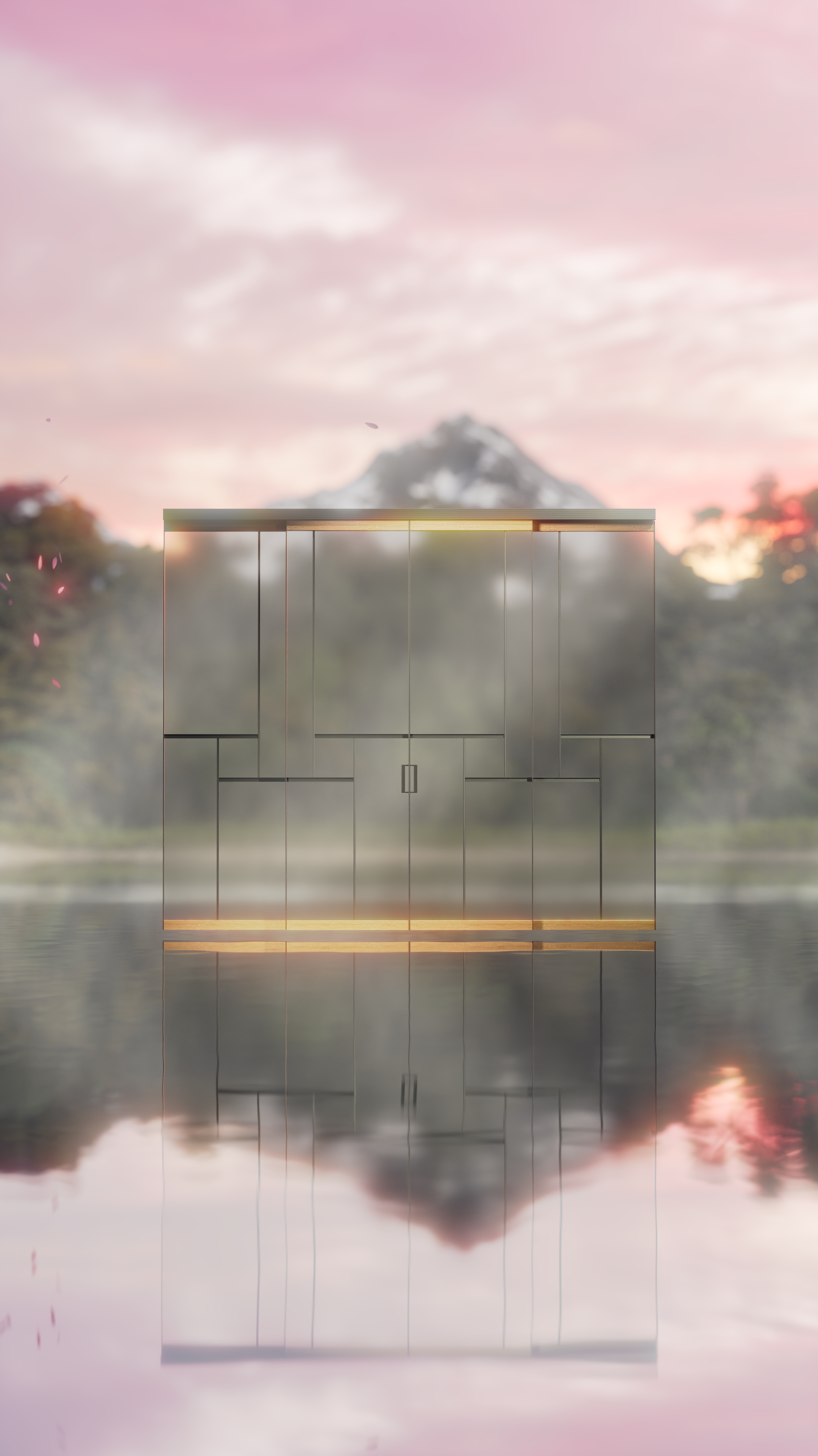 Стеклянные двери Сёдзи