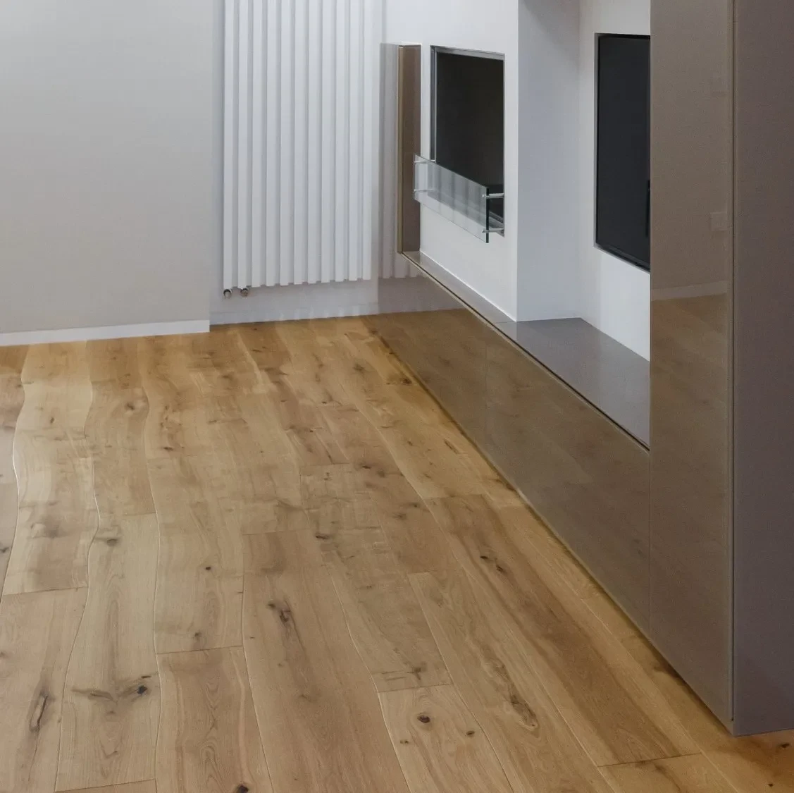 Паркетная доска , Then с волнистым срезом