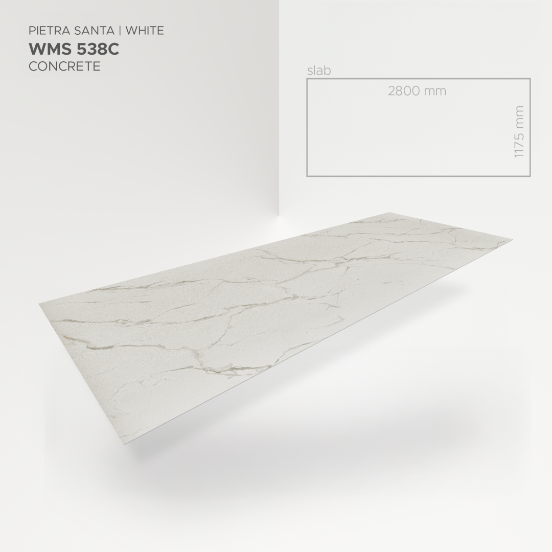 Стеновые панели, минеральная плитка MODEE Mineral Slabs – Pietra Santa White
