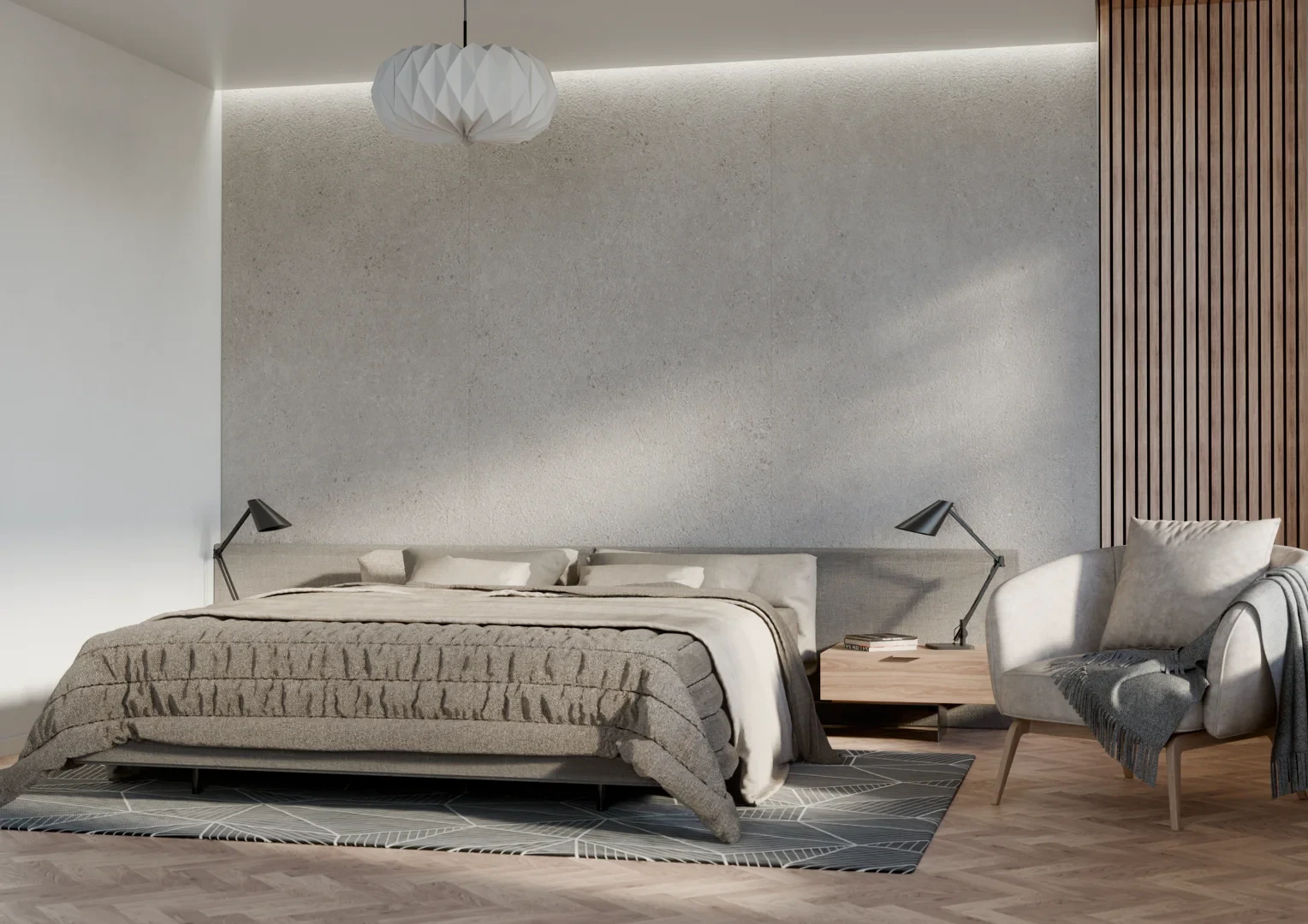 Стеновые панели MODEE Mineral Slabs – Massi Grey