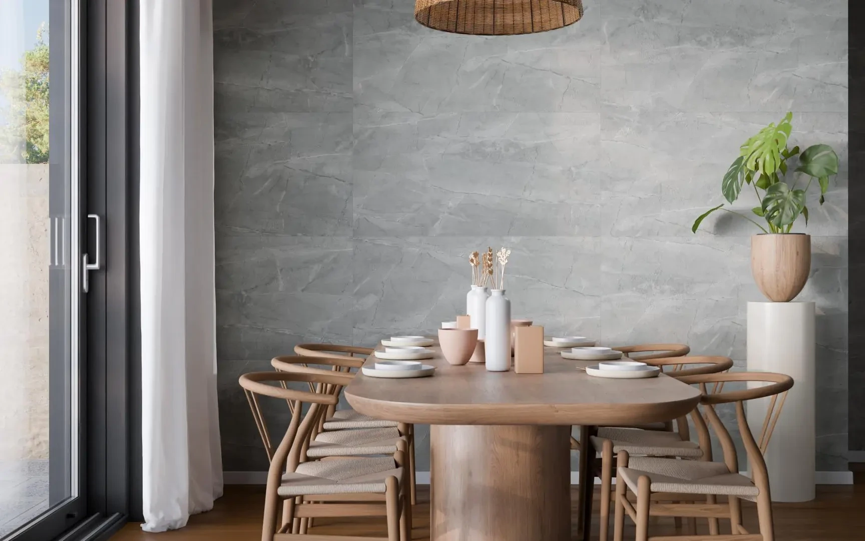 Стеновые панели MODEE Mineral Tiles – Monza Grey