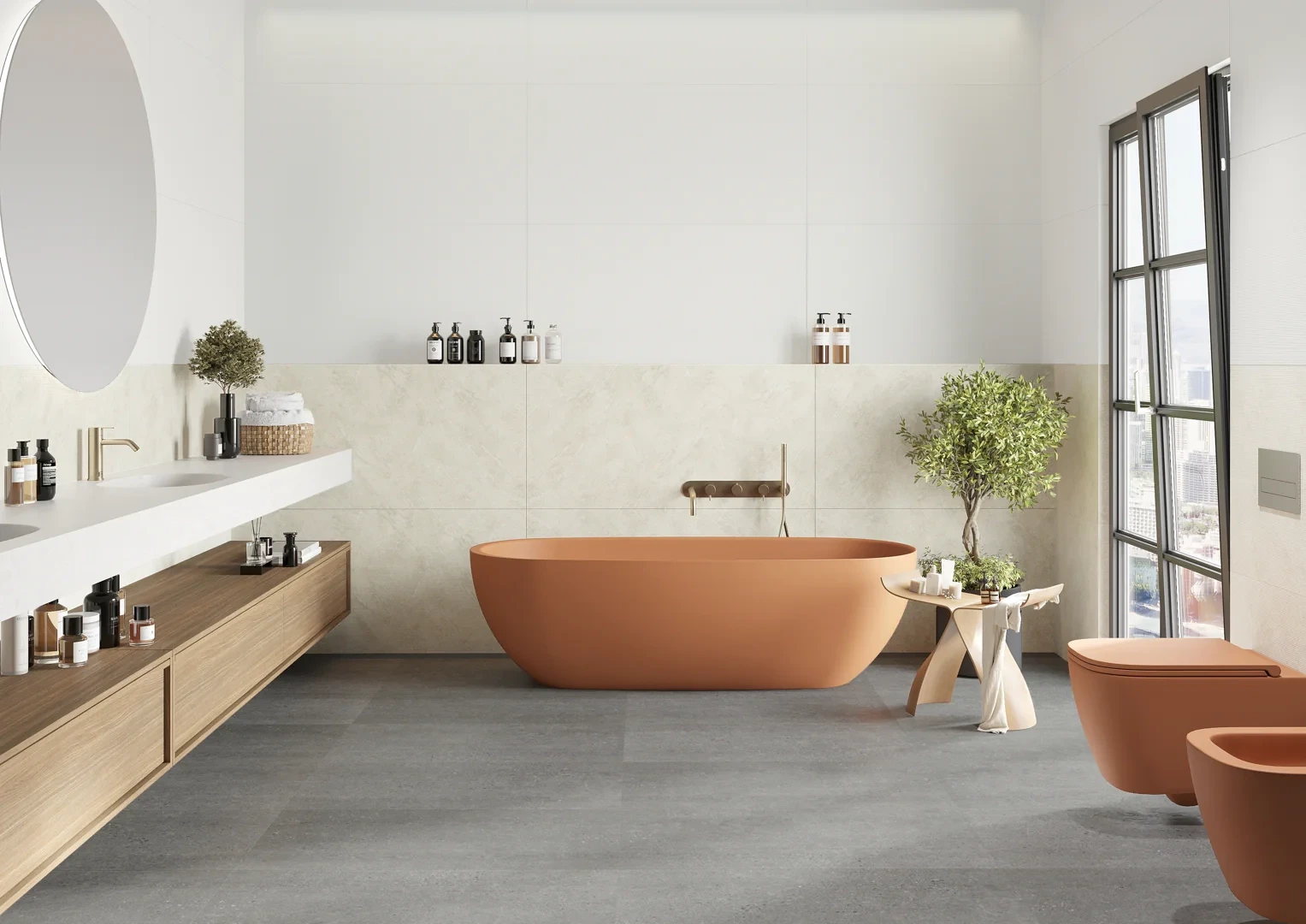 Стеновые панели MODEE Mineral Tiles – Nava Ivory (WMT522C)