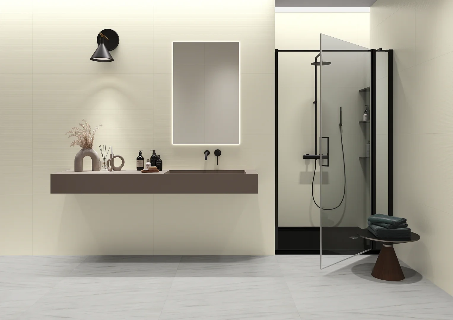 Стеновые панели MODEE Mineral Tiles – Mono Cashmere