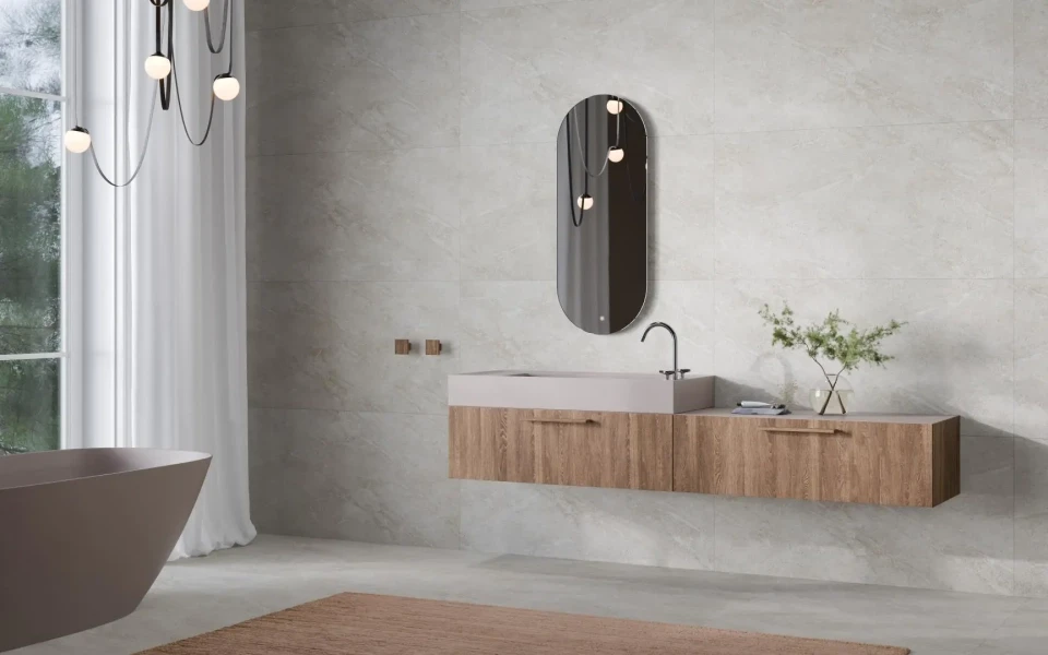 Стеновые панели MODEE Mineral Tiles – Nava Ivory (WMT522C)