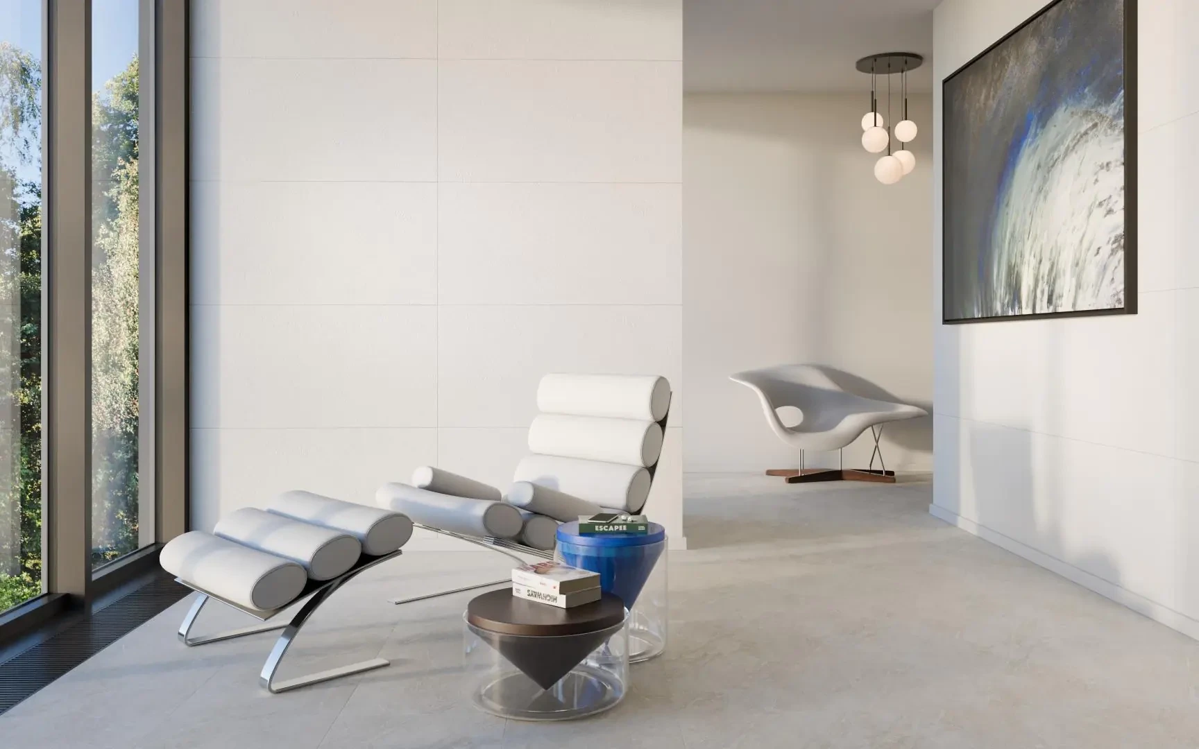 Стеновые панели MODEE Mineral Tiles – Mono White