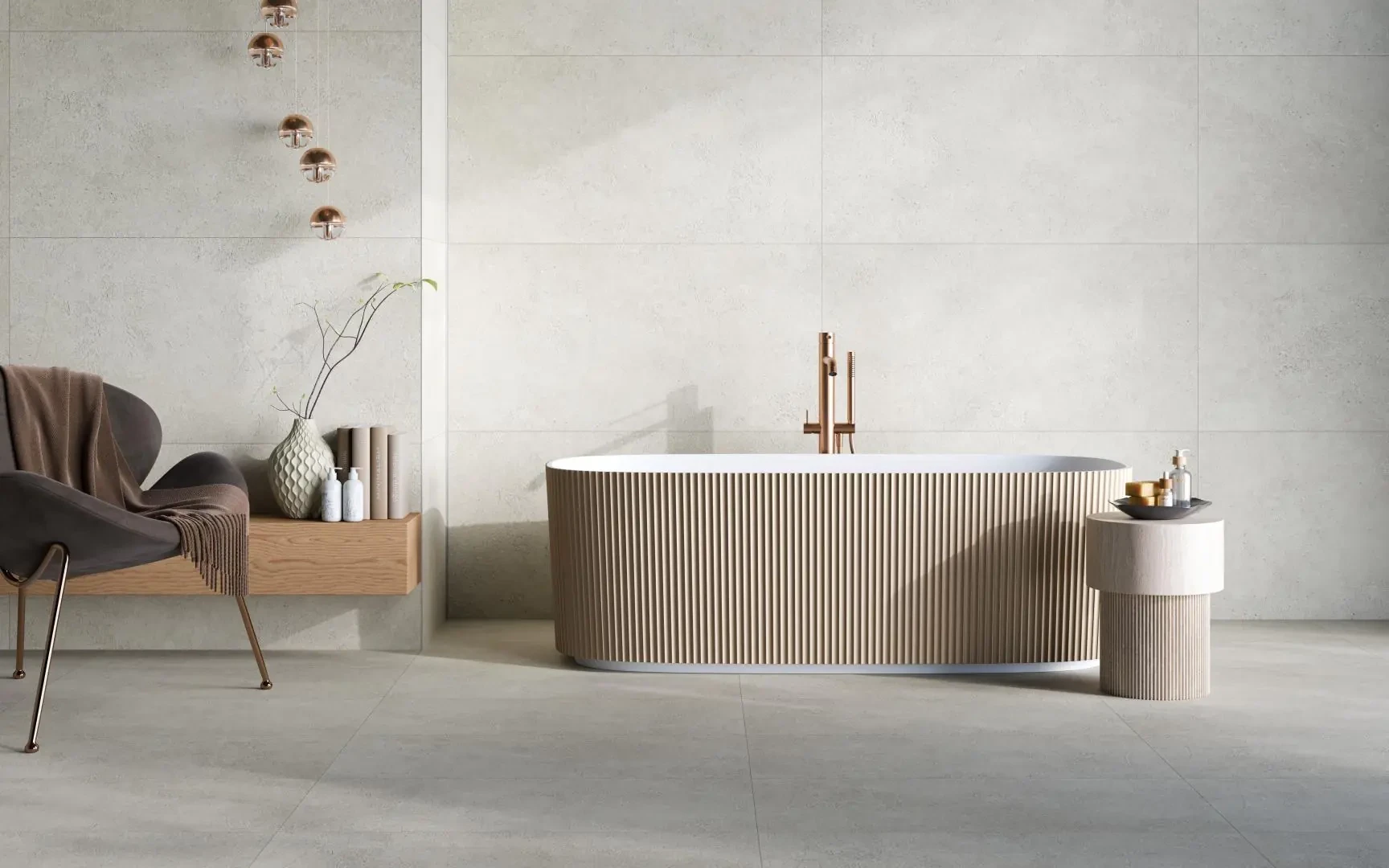 Стеновые панели MODEE Mineral Tiles – Massi Ivory