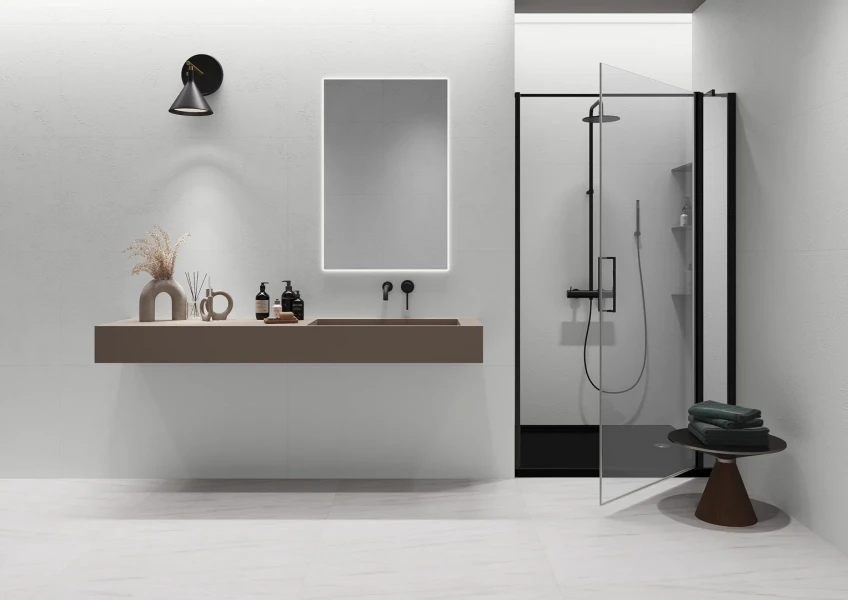 Стеновые панели MODEE Mineral Tiles – Mono White