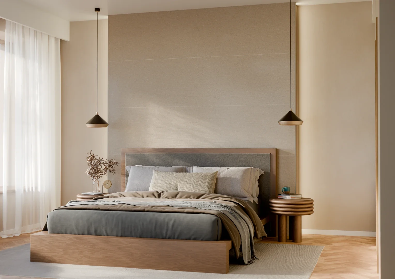 Стеновые панели MODEE Mineral Tiles – Tweed Sand